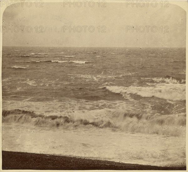 Waves; A. Foncelle, French, active about 1870, about 1870; Albumen silver print