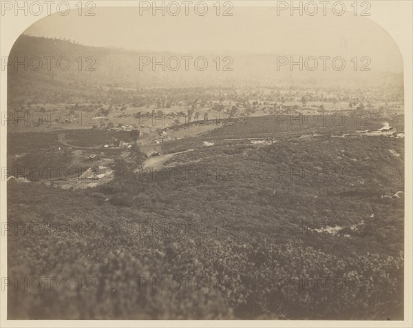 Princeton - East; Carleton Watkins, American, 1829 - 1916, 1860; Salted paper print; 31.3 x 41.4 cm 12 5,16 x 16 5,16 in