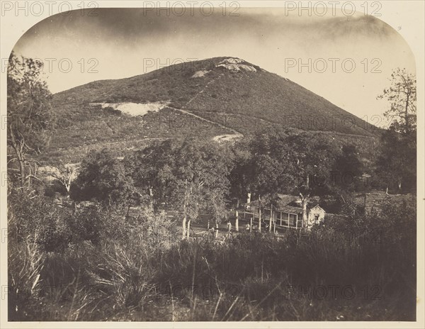 Mt. Ophir; Carleton Watkins, American, 1829 - 1916, 1860; Salted paper print; 31.4 x 41.1 cm 12 3,8 x 16 3,16 in