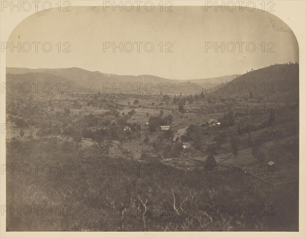 Mariposa Valley; Carleton Watkins, American, 1829 - 1916, 1860; Salted paper print; 31.9 x 41.3 cm 12 9,16 x 16 1,4 in