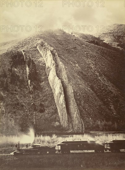 The Devil's Slide, Utah; Carleton Watkins, American, 1829 - 1916, Utah, United States; 1873 - 1874; Albumen silver print