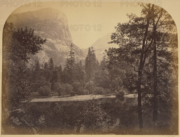 The Lake - Yo Semite , Lake Ah-Wi-Yah, Yosemite , Mirror Lake and Mt. Watkins, Yosemite; Carleton Watkins, American, 1829 - 1916