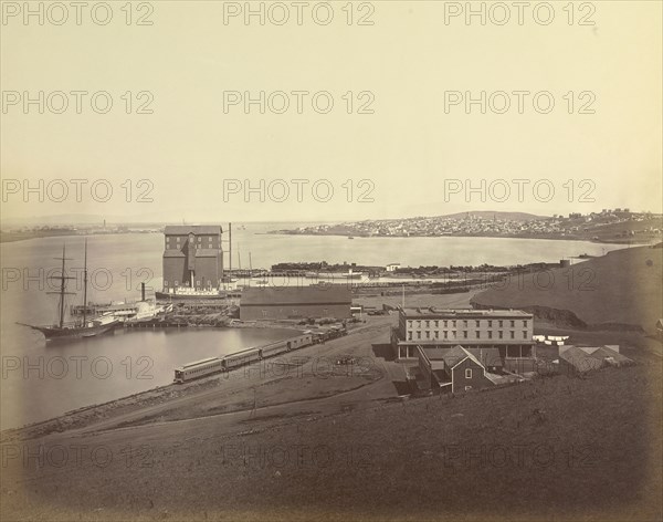 City of Vallejo from South Vallejo, Solano County; Carleton Watkins, American, 1829 - 1916, Vallejo, California, Solano, United