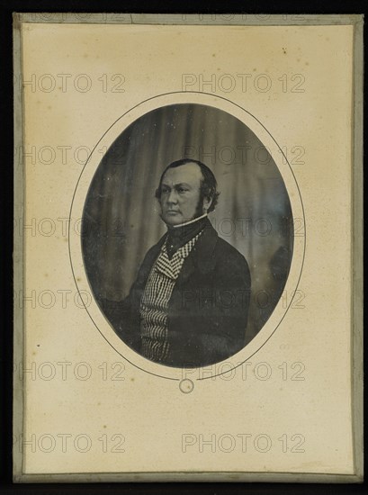 Portrait of Erneste Panckouke; Louis Auguste Bisson, French, 1814 - 1876, about 1841 - 1845; Daguerreotype