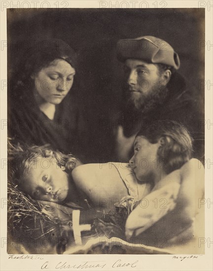 A Christmas Carol; Julia Margaret Cameron, British, born India, 1815 - 1879, Freshwater, Isle of Wight, England; May 1865