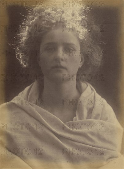 Aurora, Goddess of the Morning, Study of Emily Peacock; Julia Margaret Cameron, British, born India, 1815 - 1879, 1864 - 1875
