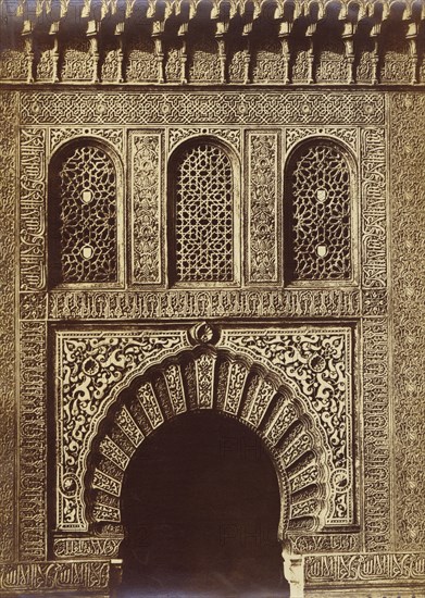 Model of the Alhambra, Granada; Charles Clifford, English, 1819,1820 - 1863, October 1862; Albumen silver print