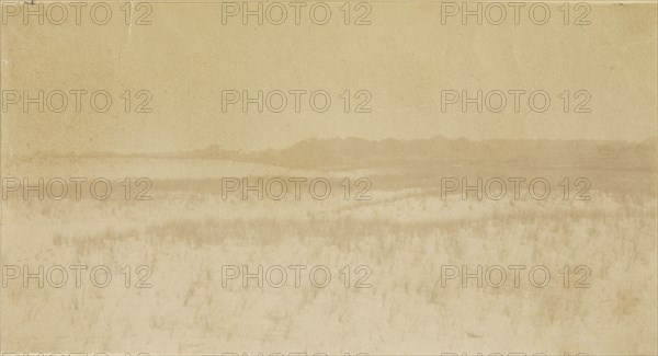 Landscape, probably at Manasquan, N.J; Thomas Eakins, American, 1844 - 1916, 1880; Albumen silver print