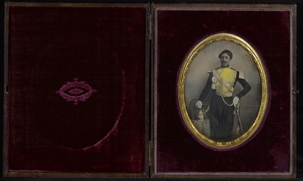 Portrait of Lt.-Col. Camille Ferri-Pisani, aide-de-camp to Prince Louis Napoleon, cousin of Napoleon III; Mathew B. Brady