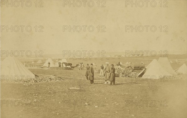 General Bosquets Quarters; Roger Fenton, English, 1819 - 1869, 1855; Salted paper print; 16.2 x 25.4 cm 6 3,8 x 10 in