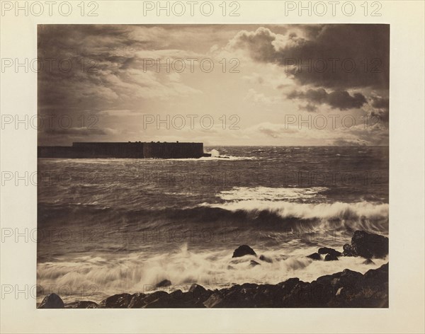 The Great Wave, Sète; Gustave Le Gray, French, 1820 - 1884, Sète, France; about 1857; Albumen silver print