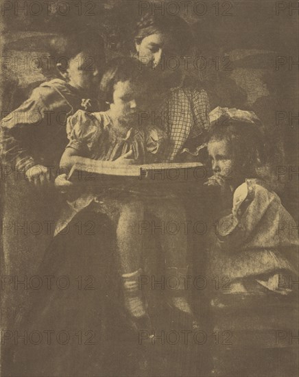 Hermine Turner with Mina and Mason Turner and Elizabeth O'Malley; Gertrude Käsebier, American, 1852 - 1934, Waban