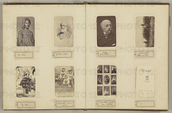 Catholic Royalist Album of cartes-de-visite; C. Basset, French, active Rouen, France 1860s - 1870s, A. Billard French, active