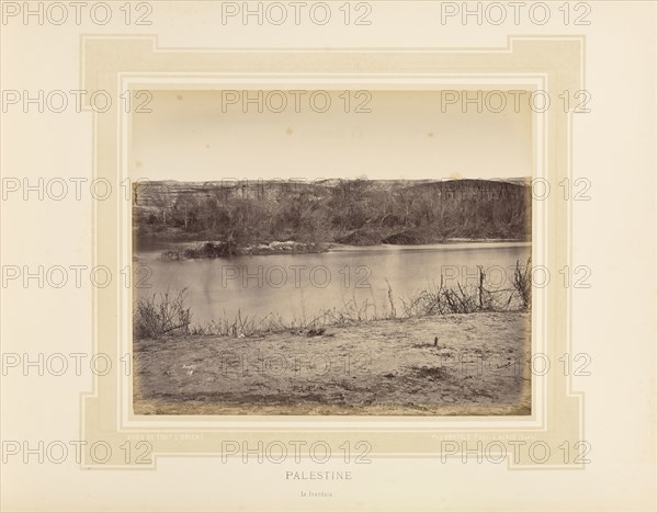 Palestine, Le Jourdain; Félix Bonfils, French, 1831 - 1885, Alais, France; 1877; Tinted Albumen silver print