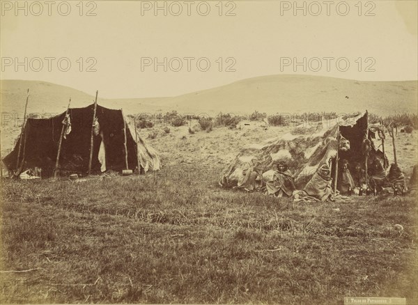 Tolde de Patagones; 1870s; Albumen silver print