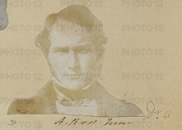 A. Ross; Dr. John Adamson, Scottish, 1810 - 1870, 1842 - 1843; Salted paper print from a Calotype negative; 4.3 × 5.2 cm