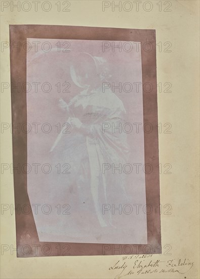 Lady Elizabeth Fielding; William Henry Fox Talbot, English, 1800 - 1877, August 21, 1841; Salted paper print from a Calotype