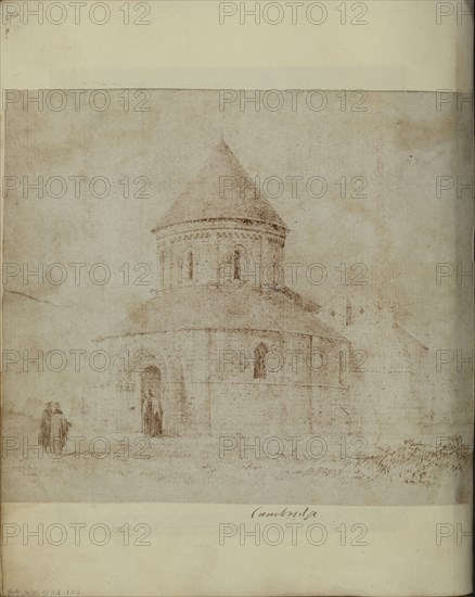 The Church of the Holy Sepulchre and Saint Andrew, Cambridge; British; after 1841; Salted paper print probably from a photogenic