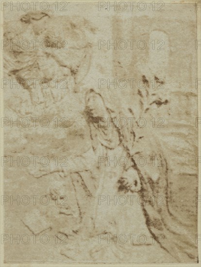 Santa Teresa de Jesus; Nikolaas Henneman, British, 1813 - 1893, 1845 - 1846; Salted paper print from a Calotype negative