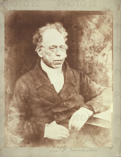 Rev. Dr. James Brewster; Hill & Adamson, Scottish, active 1843 - 1848, about 1844; Salted paper print from a Calotype negative