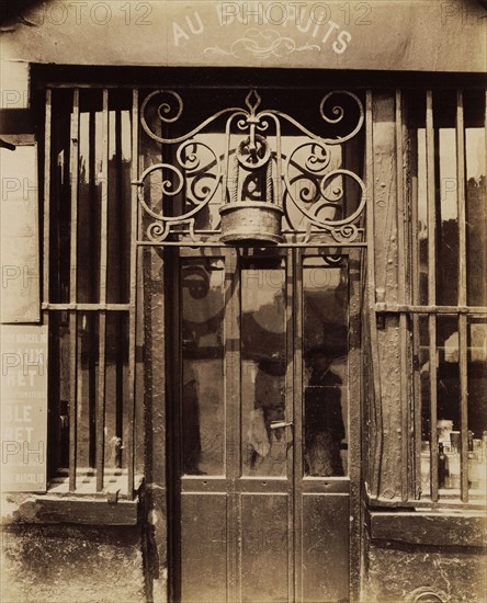 Shop Front, rue Michel-Le-Comte; Eugène Atget, French, 1857 - 1927, Paris, France; 1901; Albumen silver print