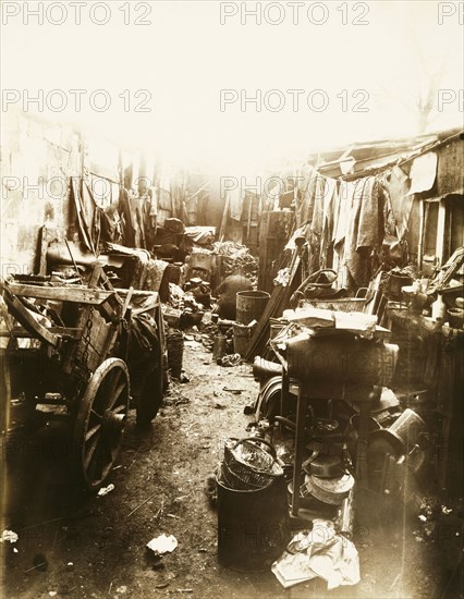 Junkyard; Eugène Atget, French, 1857 - 1927, Paris, France; 1913; Gelatin silver chloride printing-out paper print