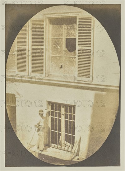 Construction Worker, Paris; Hippolyte Bayard, French, 1801 - 1887, about 1845–1847; Salted paper print from a Calotype negative