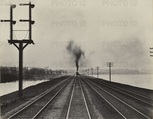 New Main Line at Duncannon; William H. Rau, American, 1855 - 1920, about 1890 - 1900; Gelatin silver print; 44 x 54.6 cm