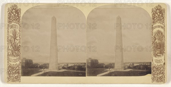 Bunker Hill Monument; American; about 1870 - 1880; Albumen silver print
