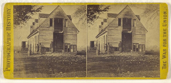 Deserted Rebel Quarters near Dutch Gap, used by our Photographers; Edward and Henry T. Anthony & Co. American, 1862 - 1902
