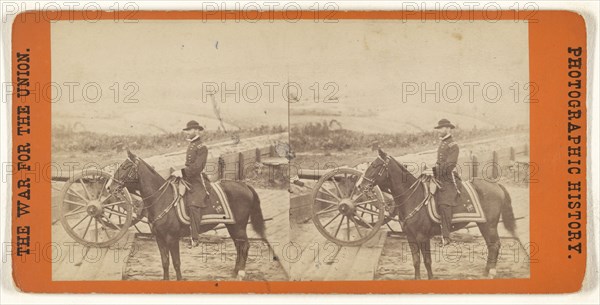 Maj. Gen. W.T. Sherman and Horse. This View was taken in the Trenches before Atlanta, Ga; Edward and Henry T. Anthony & Co.