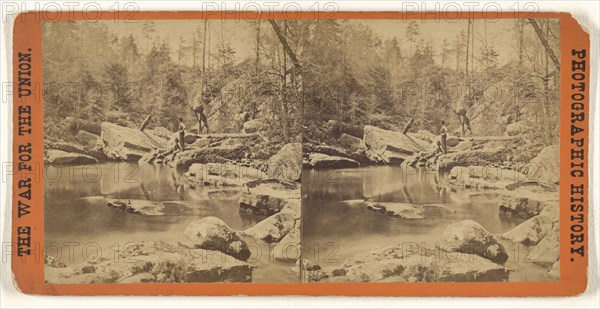 View on the top of Lookout Mountain, below Lulu Lake, Tenn; Edward and Henry T. Anthony & Co., American, 1862 - 1902
