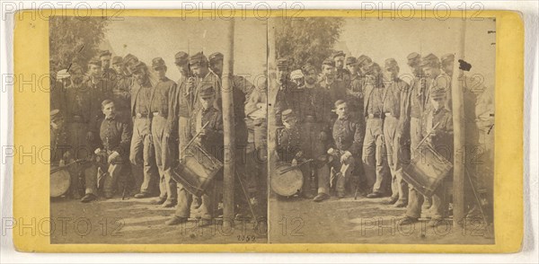 Gen. Thomas Francis Meagher, surrounded by a portion of his command. Army of the Potomac; Edward and Henry T. Anthony & Co.