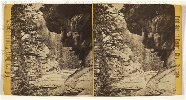 Opposite the Dome Looking Down. Boulder, Colorado; Joseph Collier, American, born Scotland, 1836 - 1910, 1865 - 1870; Albumen