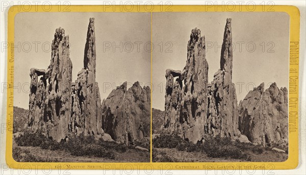 Cathedral Rock, Garden of the Gods. Manitou, Colorado; Joseph Collier, American, born Scotland, 1836 - 1910, 1865 - 1870