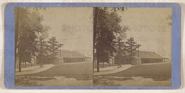 Glen Forest Pavillion 1901; Carroll M. Couch, American, active 1860s - 1880s, 1901; Albumen silver print