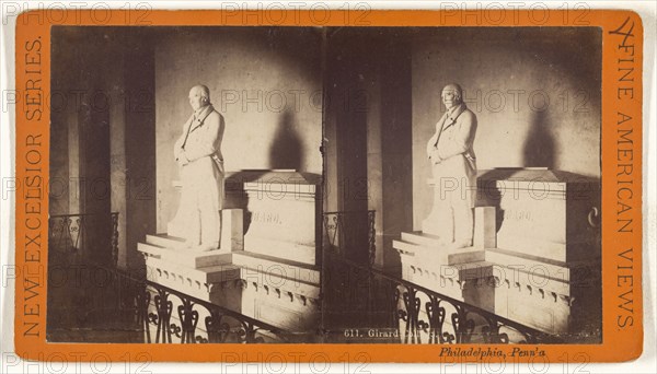 Girard College. Philadelphia, Pennsylvania; American; 1870s; Albumen silver print