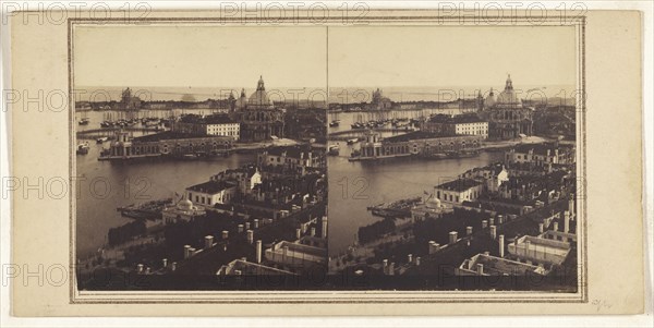 Panorama of Venice, Italy; about 1859; Albumen silver print