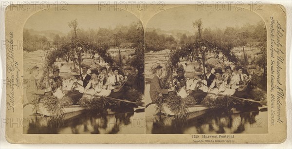Harvest Festival; Franklin G. Weller, American, 1833 - 1877, 1895; Albumen silver print