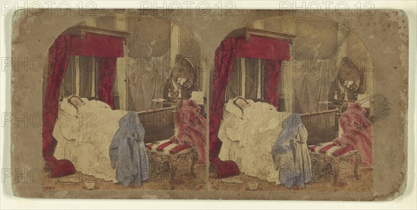 A Dream after seeing Pepper's Ghost; Attributed to London Stereoscopic Company, active 1854 - 1890, about 1865; Hand colored