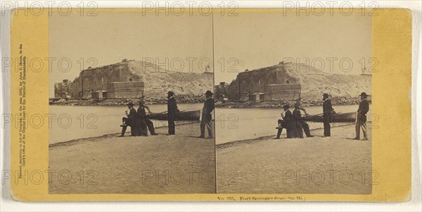 Fort Sumpter from the Bay; John P. Soule, American, 1827 - 1904, March - April, 1865; Albumen silver print