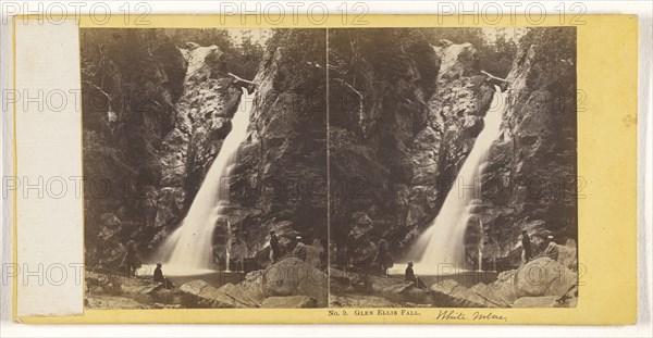 Glen Ellis Fall; John P. Soule, American, 1827 - 1904, about 1861; Albumen silver print