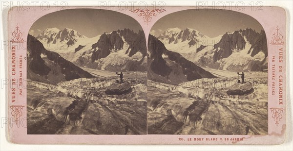 Le Mont Blanc v. du Jardin; Tairraz Frères; about 1865; Albumen silver print