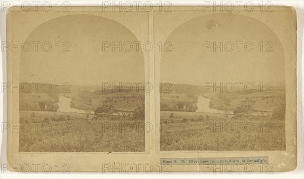 River view from Fernihurst, or Connally's; Nat W. Taylor & Jones; 1880s; Albumen silver print