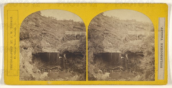 Ecclesbourne Valley; J.W. Thomas, British, active Hastings, England 1860s, 1860s; Albumen silver print