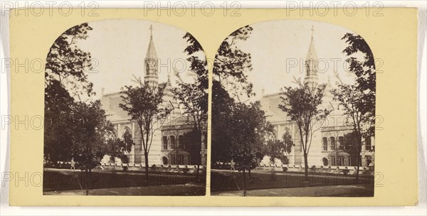 Balliol College, Oxford; Stephen Thompson, British, about 1830 - 1893, 1860s; Albumen silver print