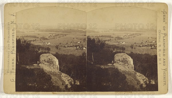 Washington Rock to Sandy Hook; Guillermo Thorn, American, active 1870s, 1870s; Albumen silver print