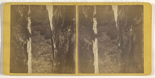 Leaning Column; Horace S. Tousley, American, 1825 - 1895, about 1875; Albumen silver print
