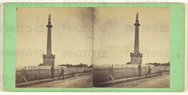 Quebec. Monument to the French on St. Foy's Road; L.P. Vallée, Canadian, 1837 - 1905, active Quebéc, Canada, 1865 - 1875