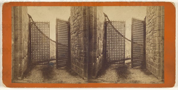 Citadel Gate; L.P. Vallée, Canadian, 1837 - 1905, active Quebéc, Canada, 1865 - 1875; Albumen silver print